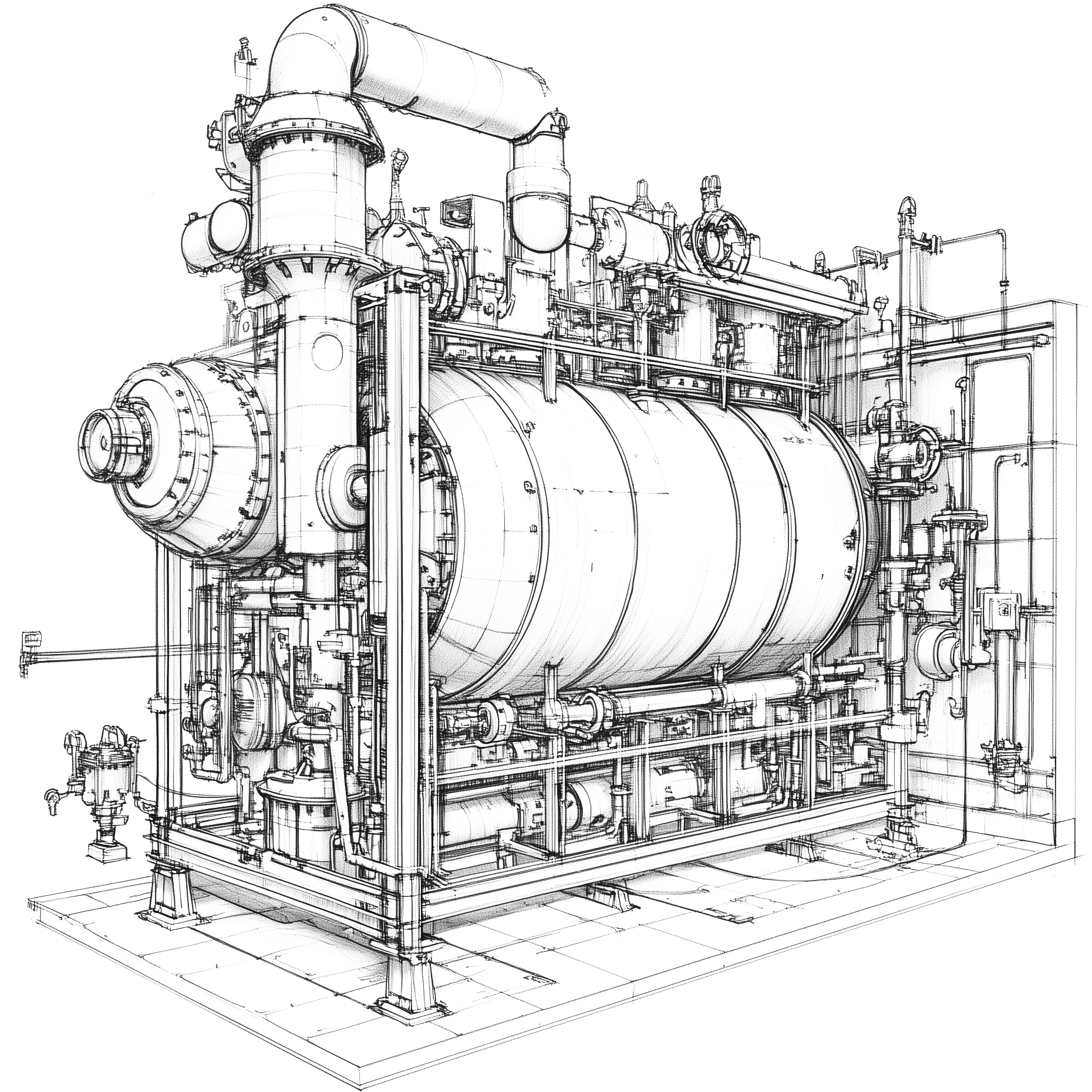 CO₂ BRAYTON CYCLE illustration